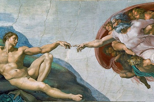 Afresco de Michelangelo na Capela Sistina